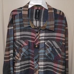 Billabong plaid flanel jacket